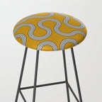My Favorite Geometric Patterns No.31 - Mustard Yellow Stool Gallery Image 2