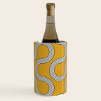 My Favorite Geometric Patterns No.31 - Mustard Yellow Wine Chiller Gallery Image 2