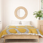My Favorite Geometric Patterns No.31 - Mustard Yellow Duvet Cover Gallery Image 3