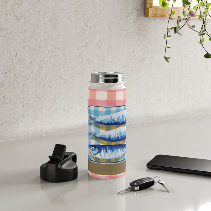 Sardine Picnic Water Bottle Gallery Image 4