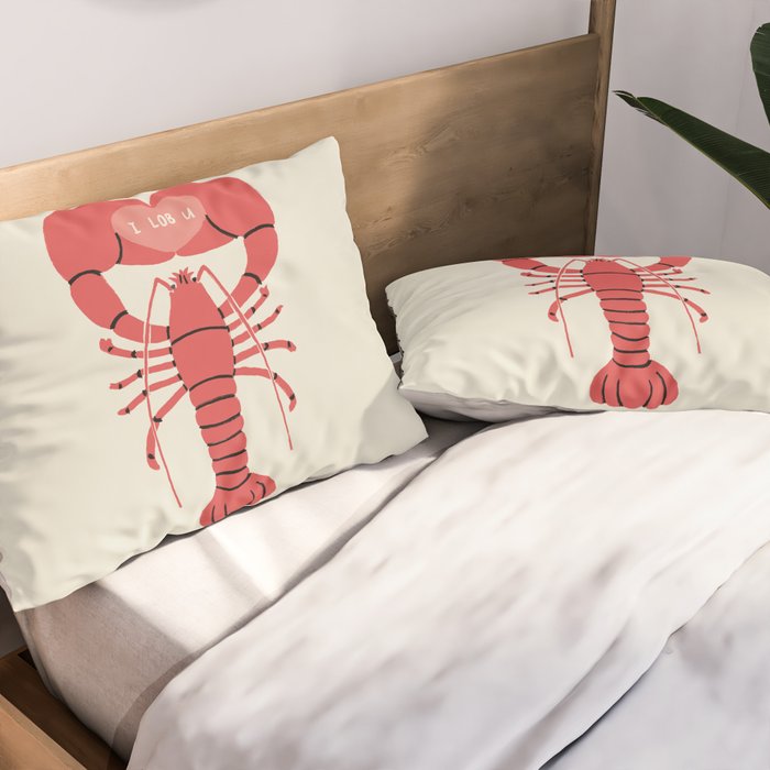 I LOB YOU Pillow Sham Gallery Image 2
