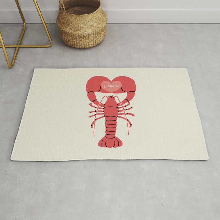 I LOB YOU Rug Gallery Image 1