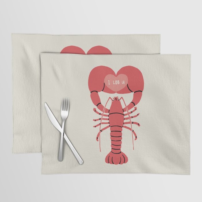 I LOB YOU Placemat Gallery Image 1