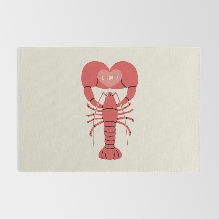 I LOB YOU Rug Gallery Image 2