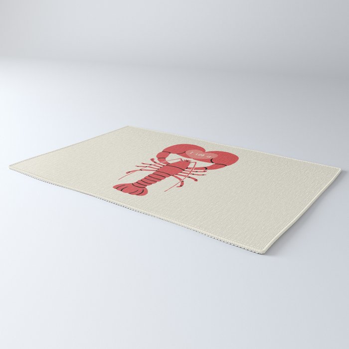 I LOB YOU Rug Gallery Image 3