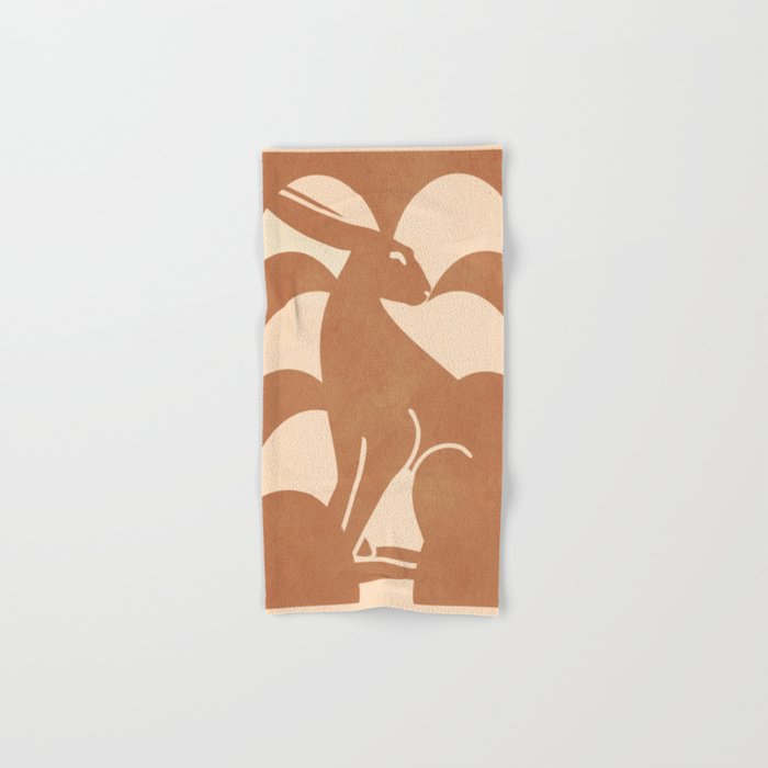 Minimalist Rabbit 5 Bath Towel Gallery Image 1