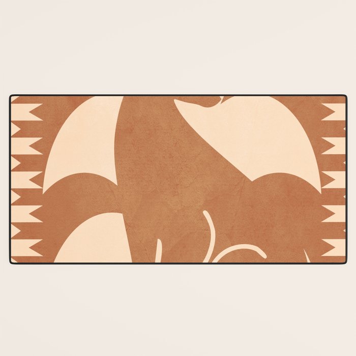 Minimalist Rabbit 5 Desk Mat Gallery Image 3