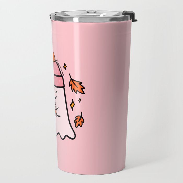 Fall Ghost Travel Mug Gallery Image 2