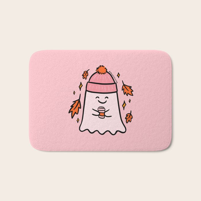 Fall Ghost Bath Mat Gallery Image 1