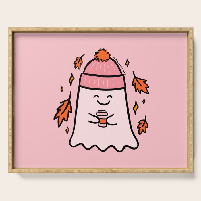 Fall Ghost Serving Tray Gallery Image 1