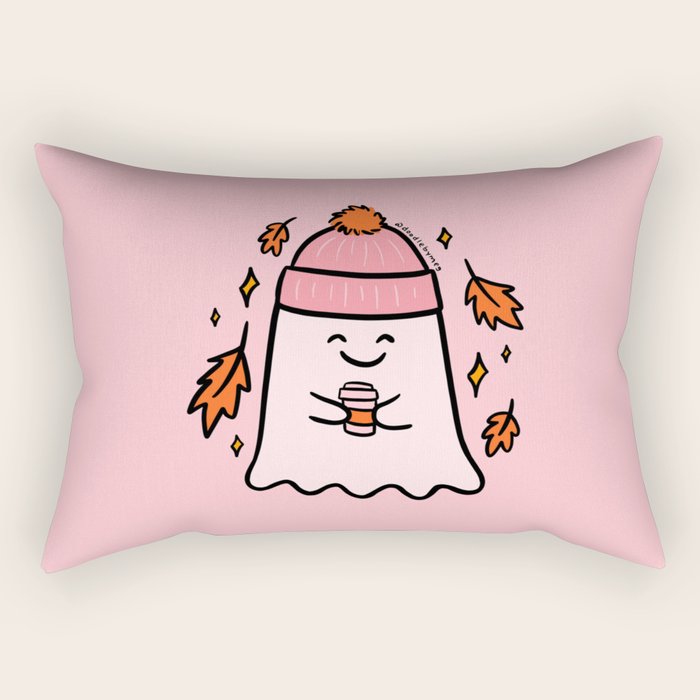 Fall Ghost Rectangular Pillow Gallery Image 2