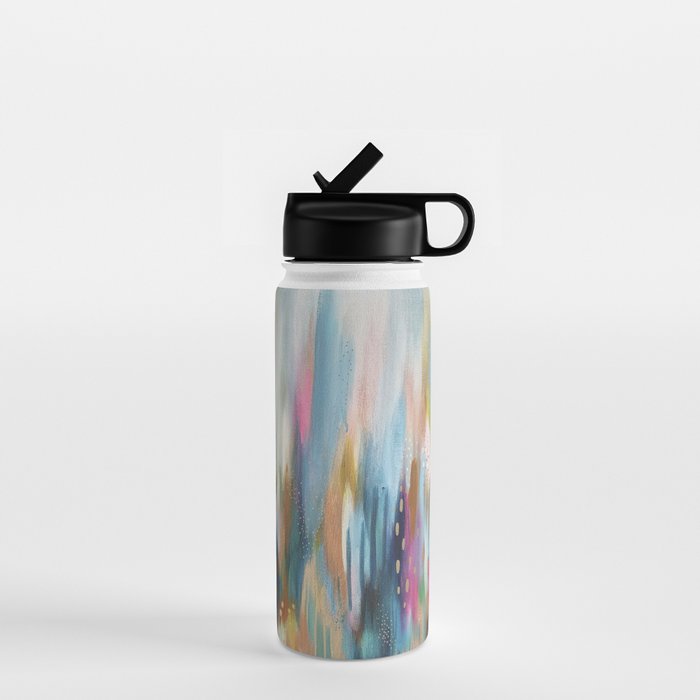 EttaVee Brushstroke no. 154 Water Bottle Gallery Image 1
