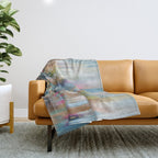 EttaVee Brushstroke no. 154 Throw Blanket Gallery Image 1