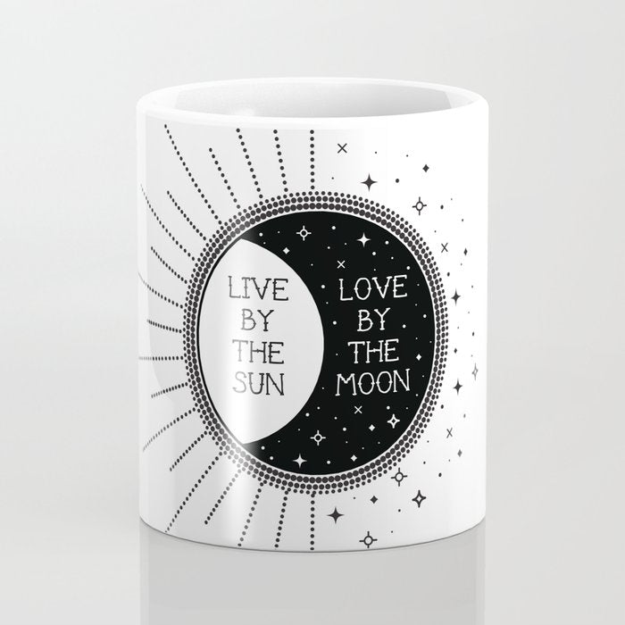Live by the Sun Love by the Moon Coffee Mug Gallery Image 4