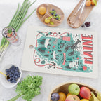 Maine Map Cutting Board Gallery Image 2