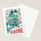 Maine Map Stationery Card Gallery Image 2