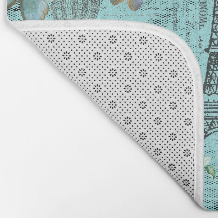 Paris - my blue love Bath Mat Gallery Image 2