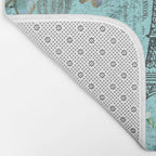 Paris - my blue love Bath Mat Gallery Image 2