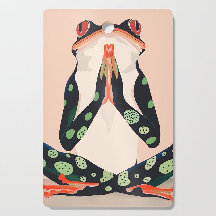 Yoga Frog Cutting Board Gallery Image 1
