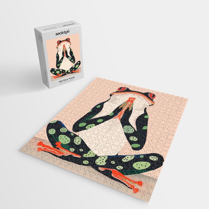 Yoga Frog Jigsaw Puzzle Gallery Image 2