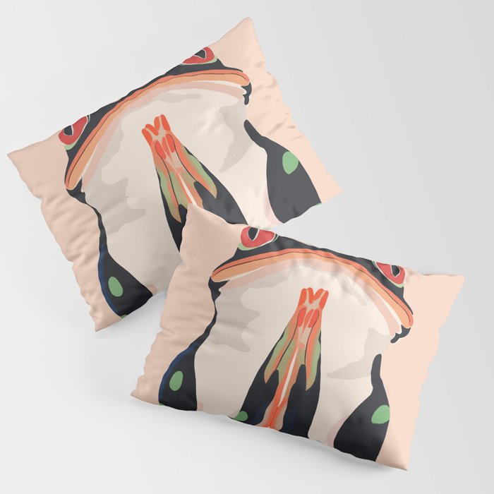 Yoga Frog Pillow Sham Gallery Image 1