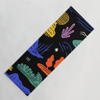 Colorful nature landscape doodle pattern Yoga Mat Gallery Image 1