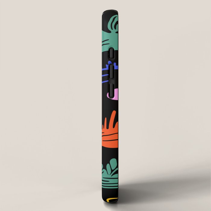 Colorful nature landscape doodle pattern iPhone Case Gallery Image 2