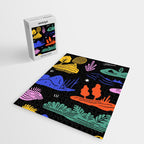Colorful nature landscape doodle pattern Jigsaw Puzzle Gallery Image 2