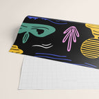 Colorful nature landscape doodle pattern Wrapping Paper Gallery Image 2