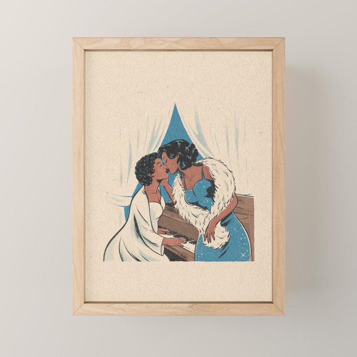 jazz night Mini Art Print Gallery Image 1