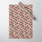 Red & Blue Hand-drawn Pattern #1 Wrapping Paper Gallery Image 1