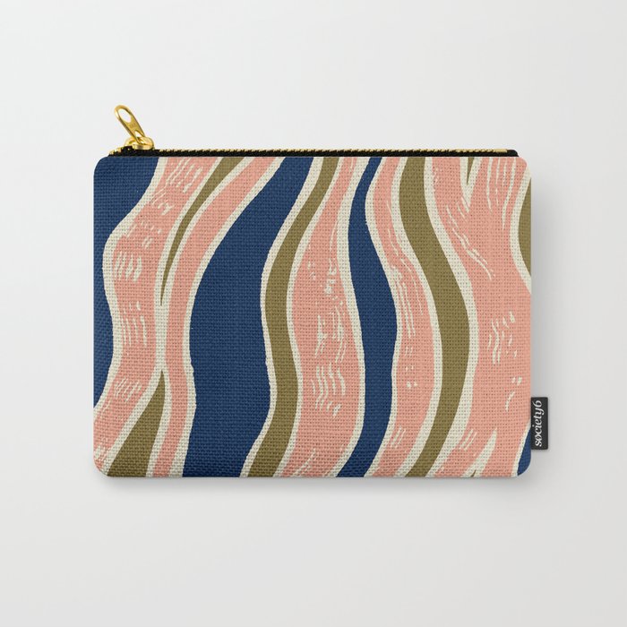Earthy Rivers Cobalt Carry All Pouch Gallery Image 1