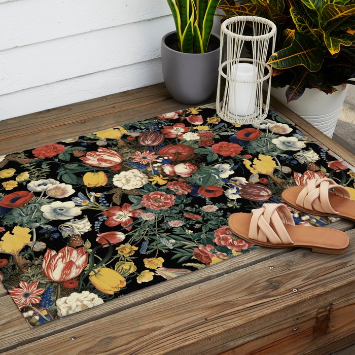 In the Night Garden Outdoor Rug Gallery Image 2
