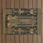 Antique 16th Century Goddess Ceres Grotesque Flemish Tapestry Outdoor Rug Gallery Image 1