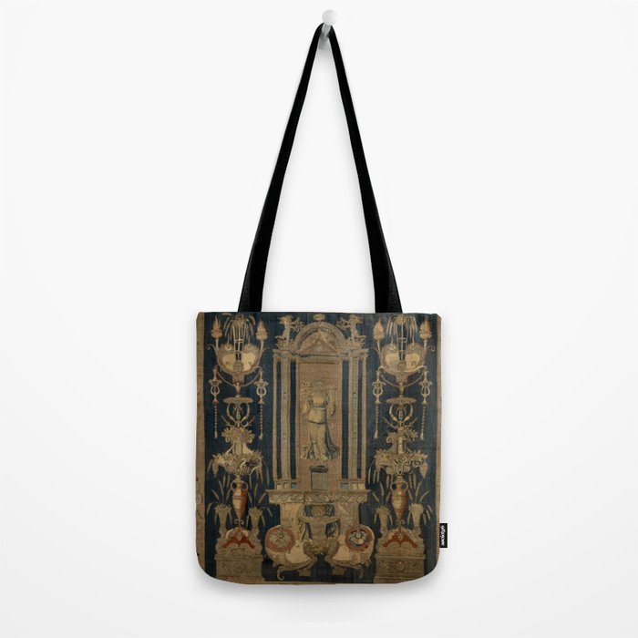Antique 16th Century Goddess Ceres Grotesque Flemish Tapestry Tote Bag Gallery Image 2