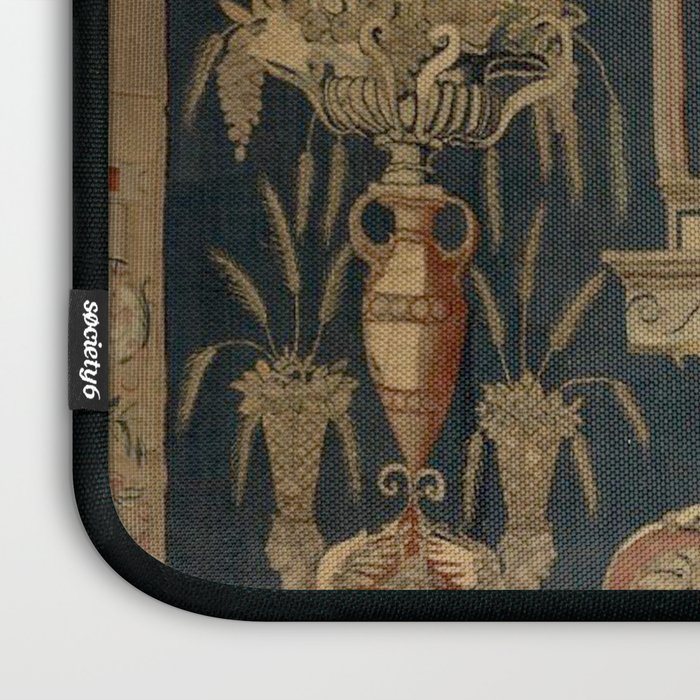 Antique 16th Century Goddess Ceres Grotesque Flemish Tapestry Laptop Sleeve Gallery Image 3