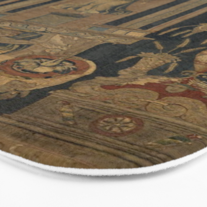 Antique 16th Century Goddess Ceres Grotesque Flemish Tapestry Bath Mat Gallery Image 3