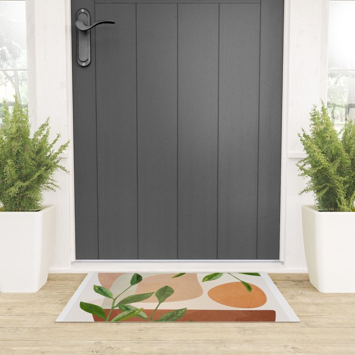 Nature Geometry XI Welcome Mat Gallery Image 3