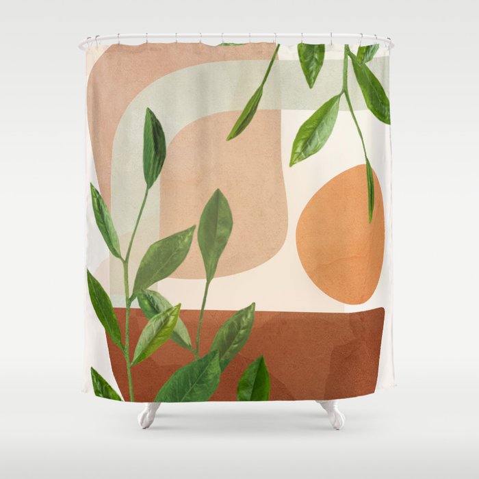 Nature Geometry XI Shower Curtain Gallery Image 1