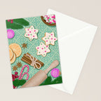 Whimsical Festive Holiday Baking Stationery Card Gallery Image 2