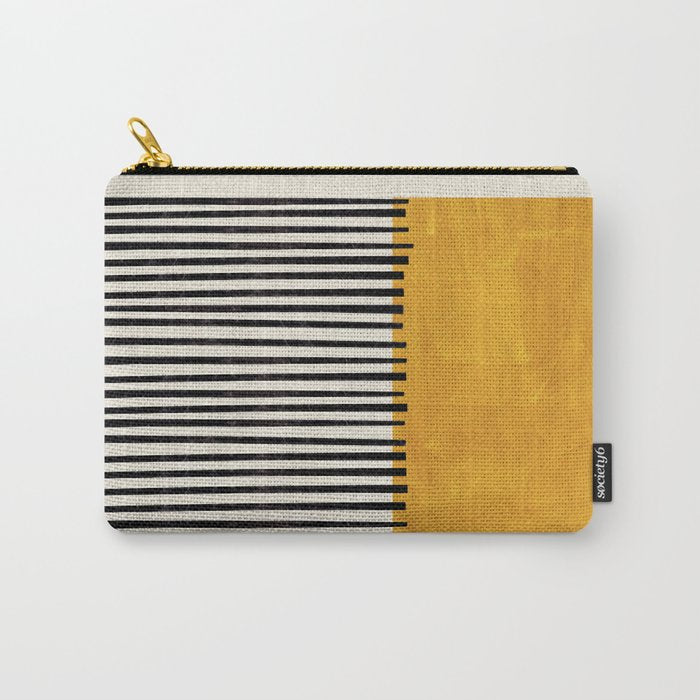 Sunshine Color Field Rothko Inspired Abstract Mid Century Modern Geometric Pattern Carry All Pouch Gallery Image 1