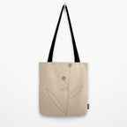Minimal Abstract Art Plant 38 Tote Bag Gallery Image 2