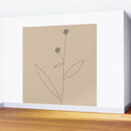Minimal Abstract Art Plant 38 Wall Mural Gallery Image 2