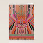 Geometric Tribal Guardian Abstract Textile Art Stationery Card Gallery Image 2