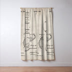 Baseball Patent - Softball Art - Antique Window Curtain Gallery Image 3