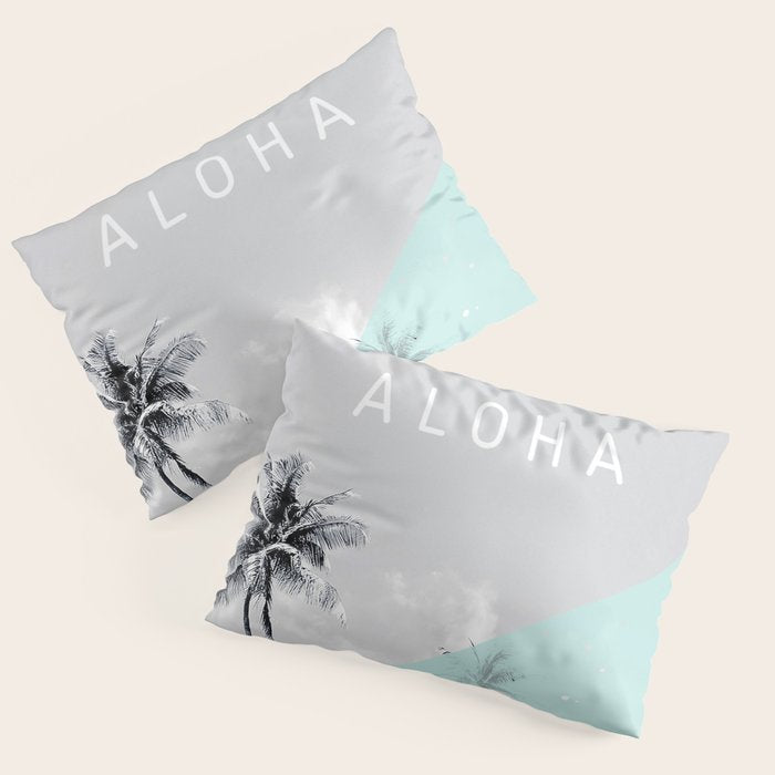 Island vibes retro - Aloha Pillow Sham Gallery Image 3