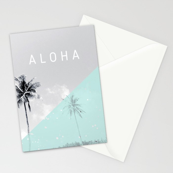Island vibes retro - Aloha Stationery Card Gallery Image 2