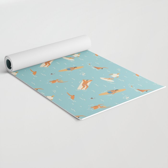 Blue Hawaii Yoga Mat Gallery Image 2