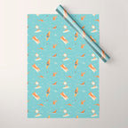 Blue Hawaii Wrapping Paper Gallery Image 1