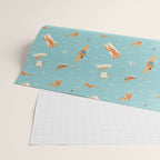 Blue Hawaii Wrapping Paper Gallery Image 2